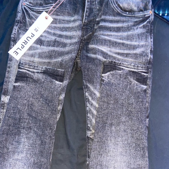 Purple jeans